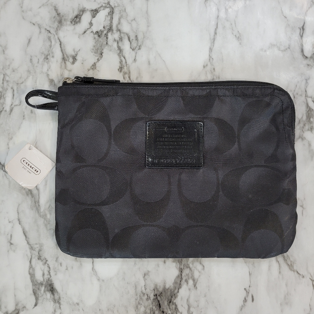 COACH zip pouch